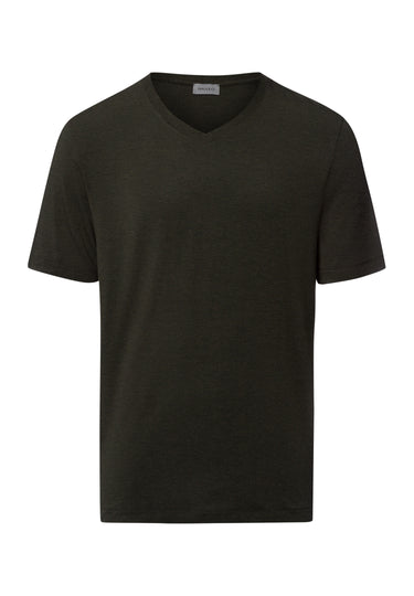 Casuals Soft V-Neck T-Shirt | Earthy Ink Melange 75035-3044